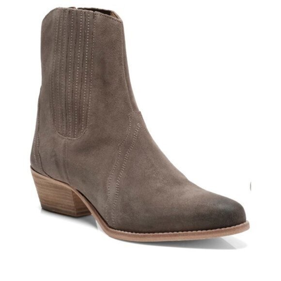 NWOB FREE PEOPLE New Frontier taupe Chelsea boots size 39 - Picture 10 of 10
